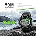 Aposon Men's Digital Sports Watch, Military Army Electronic Watches Running 50M 5 ATM Waterproof Sports LED Wristwatch Water Resistant with Stopwatch -Green