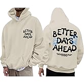 Lubpow Funny Hoodies for Men Vintage Graphic Y2k Hoodie Inspirational Saying Sweatshirts Casual Streetwear Pullovers Tops
