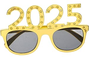 CIMAXIC 2025 New Year Eyeglasses New Year Party Glasses Eyeglasses Props New Year Party Decors Party Props Party Eyewear Party Glasses Decor New Year Costume Accessory Performance Props