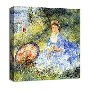 signwin Canvas Wall Art Women in a Garden...