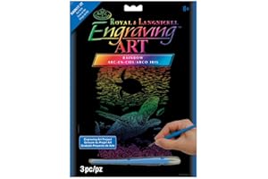 Royal & Langnickel Royal and Langnickel Rainbow Engraving Art, Sea Turtle