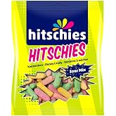 Hitschies Sour Mix I Chewy Sour Fruit flavored Candy Sticks I 140g 4.9 ounce