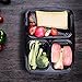 Glotoch 10 Pack of 39 Ounce BPA-Free Disposable Lunch Boxes & Meal Prep Containers with Lids, 3 Compartment Food Storage Containers, Microwaveable, Freezer & Dishwasher Safe