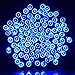 easyDecor Solar String Lights 200 LED Waterproof 72ft 8 Modes Solar Powered Christmas String Lights for Outdoor Home Patio Path Party Lawn Garden Wedding Holiday Decoration (Blue) (1)