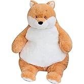 ronivia Shiba Inu Weighted Stuffed Animals, 21.5" 5.2 lbs Weighted Shiba Inu Dog Plush Toy Large Weighted Plush Animal Pillow Gifts for Boys and Girls