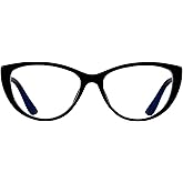 ANDWOOD Blue Light Blocking Glasses Women Bluelight Blocker Computer Cateye Clear Cat Eye Eyeglasses Frame AR003