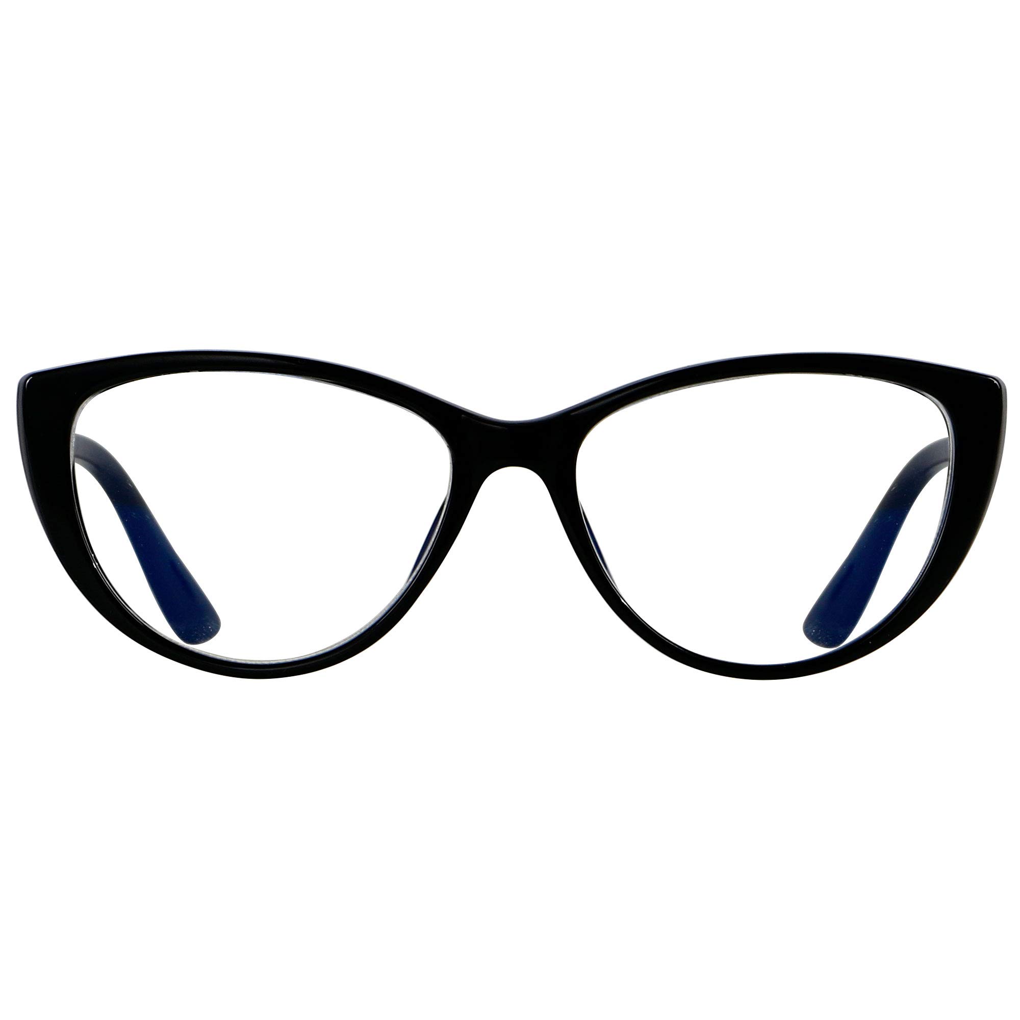 Photo 1 of * CLEAR NOT BLACK * Blue Light Blocking Glasses Women Bluelight Blocker Computer Cateye Clear Cat Eye Eyeglasses Frame CLEAR