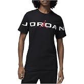 Jordan Men's T-Shirt (HJ2358-010, Black/White/Gym Red) Size Small