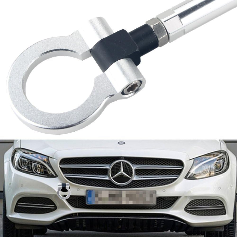 DEWHEL Front Bumper Eye Towing Tow Hook Bolt on No Drill