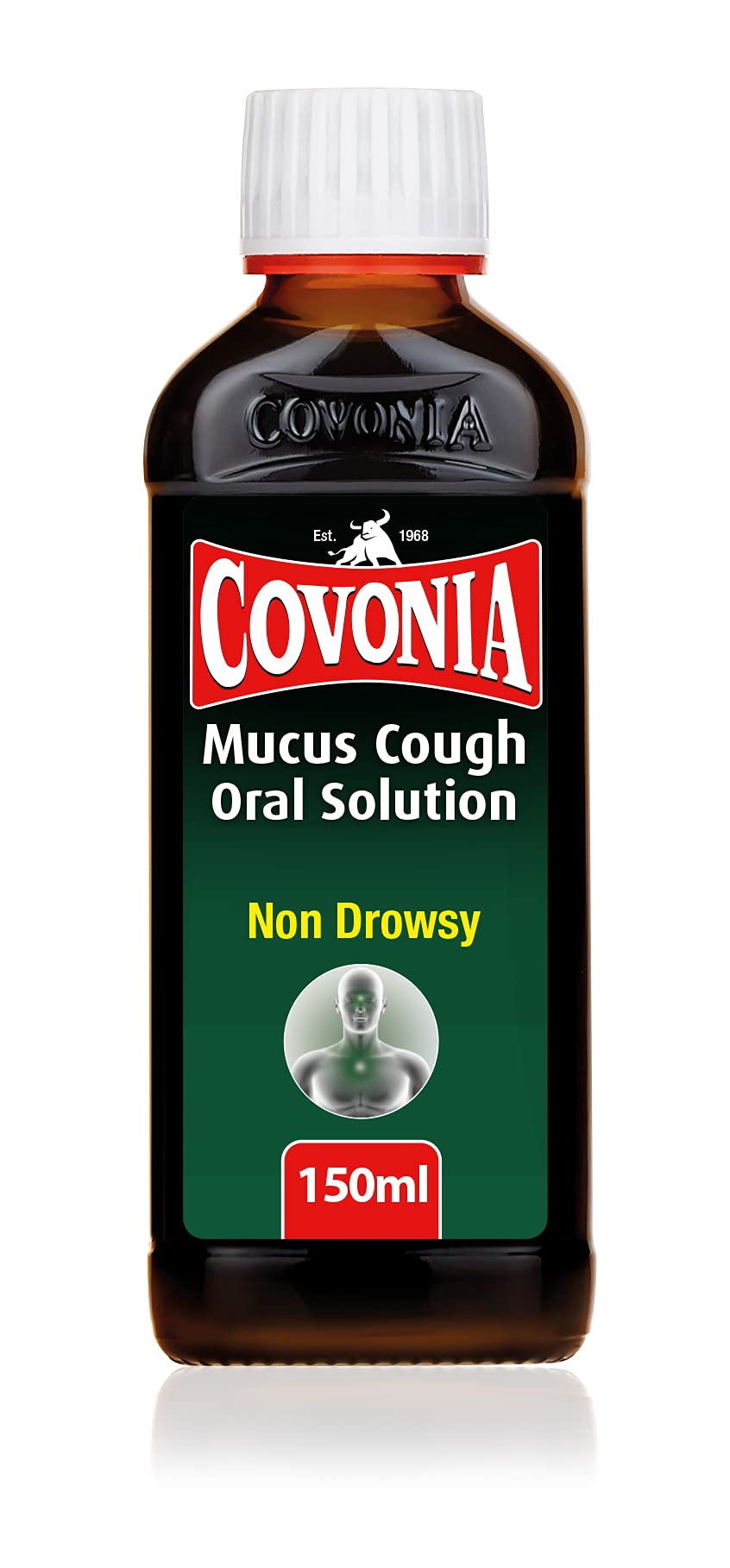 Covonia Mucus Cough Oral Solution 150ml effective relief from troublesome mucus coughs