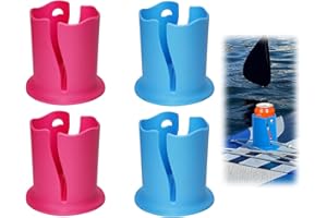 BEANPRECOY 4 PCS Paddle Board Cup Holder, Universal Kayak Drink Cup Holder, Anti-Toppling Surfboard Water Bottle Holder, Padd