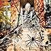 Angelhood 6.6ft Halloween Decorations Giant Spider,Large Fake Hairy Spider Scary Furry Spider Props for Indoor Outdoor Yard Party Halloween Decor,Black