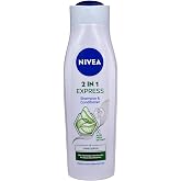 NIVEA 2in1 Pflege Express Mildes Shampoo &amp; Sp&uuml;lung (250 ml), intensives Pflegeshampoo mit Aloe Vera, Haarshampoo f&uuml;r Pflege in k&uuml;rzester Zeit