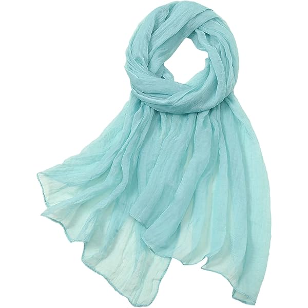 Amazon.com: YOLAI Cotton Silk Scarf Elegant Soft Wraps Color