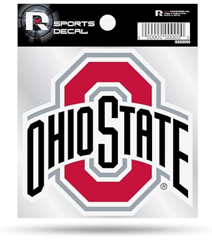 Ohio State University Buckeyes Primary Logo Perfect Cut Decal 4x4