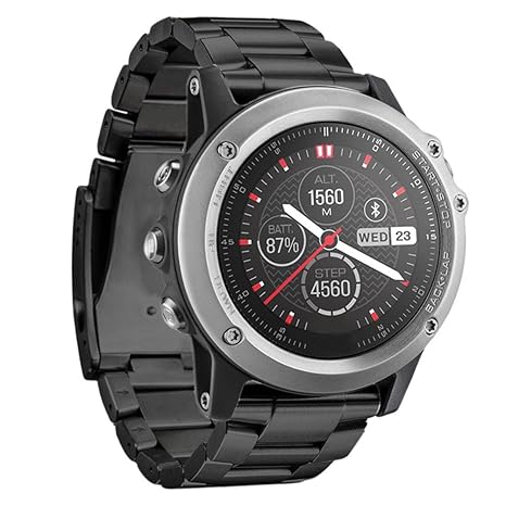 XIHAMA Correa para Garmin Fenix 3, Recambio de Acero Inoxidable ...
