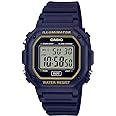 Casio F-108WH-1ACF Orologio Unisex: Quadrato Digitale Quarzo, Nero, Cronometro E Allarme, Impermeabile 100m