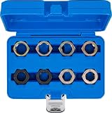 BGS 1141 Drive Shaft Prop Shaft Thread Repair Kit 8 pcs Metric Inch Taps view 4