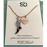 Rose Gold Track Shoes Necklace: A Pendant Charm Necklace Designed for Track Runners - Gift for Women