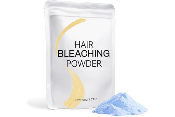 JUANCHI Hair Bleach Powder, Professional Lightening Bleach for Hair, Strong & Gentle Bleach Powder for Hair, Lift Up to 8 Lev