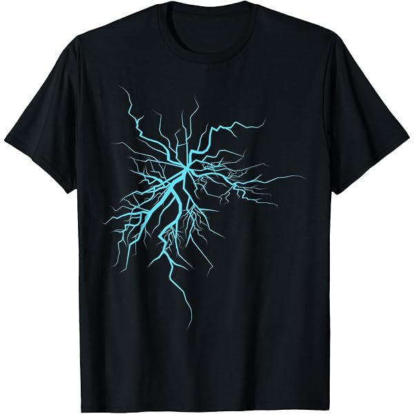 【KOOLOSET】Thunder Storm Digital Half Tee Amazon.com: LIGHTNING T-shirt Thunder Lightning Bolt Storm