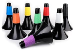 ZEAYEA 8 Pcs Agility Training Sport Cone, 9 Inches Soccer Cones with Carry Bag, Basketball Training Cones for Soccer Football