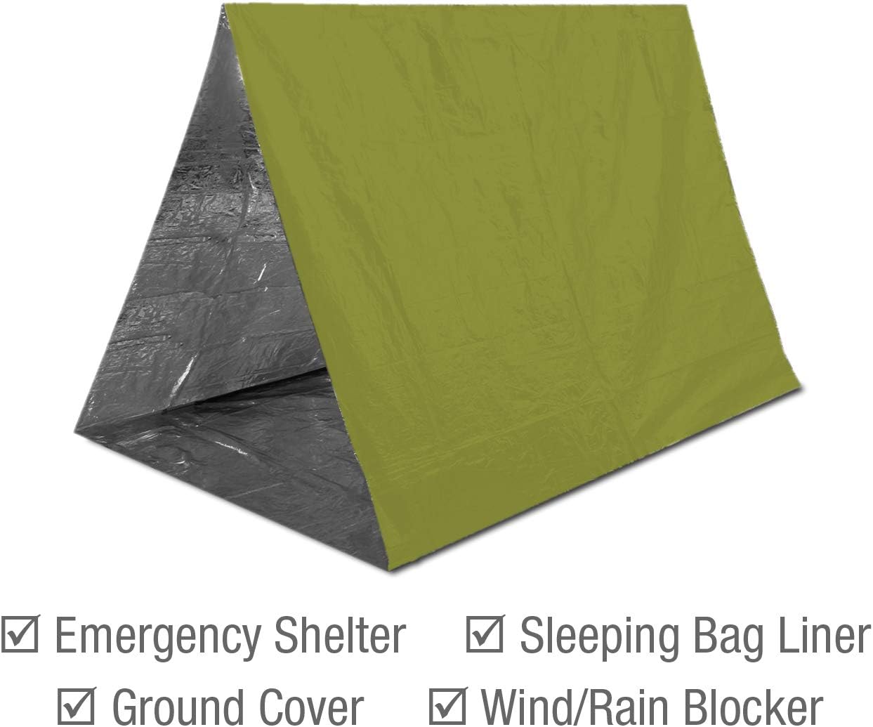 Swiss Safe Emergency Mylar Thermal Blankets (4-Pack) + Bonus Signature Gold Foil Space Blanket: Designed for NASA, Outdoors, Hiking, Survival, Marathons or First Aid: Home & Kitchen