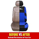 AUTOYOUTH Car Seat Covers Universal Full Set 9PCS Blue view 6