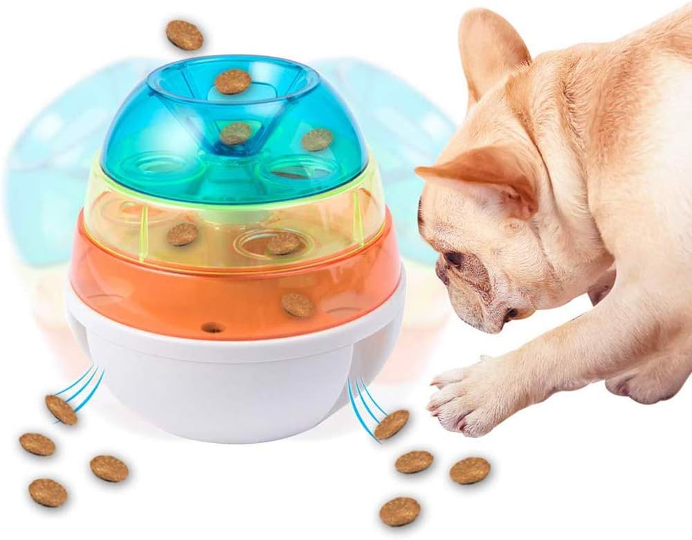 SYGF Dog food ball, pet IQ snack ball, interactive food distribution chew toy, slow feed tumbler
