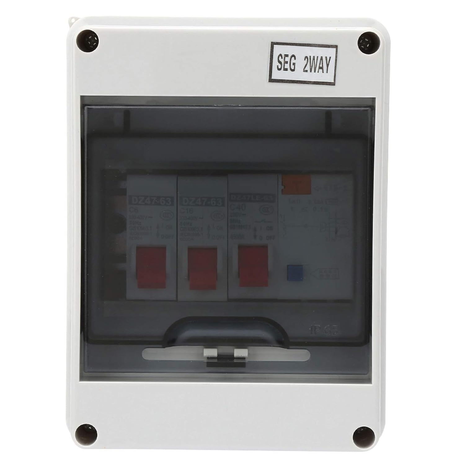 Consumer Unit Circuit Breaker Panel, 2 Way Leakage Proof Circuit