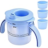 Lamborsafe Dysphagia Cups for Adults 5cc 10cc 15cc, Limited Slow Flow Dysphagia Regulating Drinking Cup for Elderly People with Swallowing Disorders, Prevent Choking and Aspiration