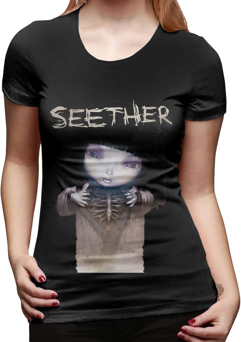 CXHKJ Seether Finding Beauty in Negative Spaces Womens Slim Sports T