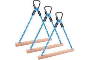BeneLabel 3 Ninja Monkey Bars Obstacle, Obstacle Course Bars, Outdoor Play Set, Swing Accessory Set, Obstacle Course for Training Equipment, Great for Kids and Youth, 250LB Capacity