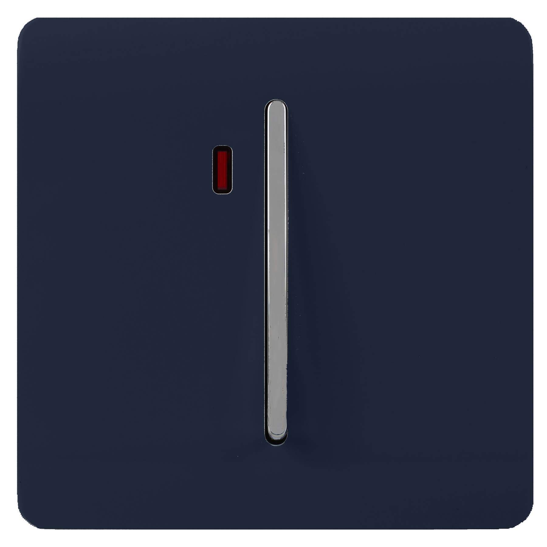 Trendi Artistic Modern Glossy 20 A Tactile Light Switch & Neon Insert