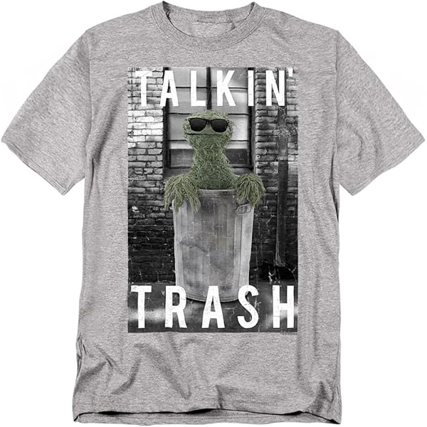 A Funny Oscar The Grouch Scram Get Outta Here Quote Fun Unisex T-Shirt Up To 5XL