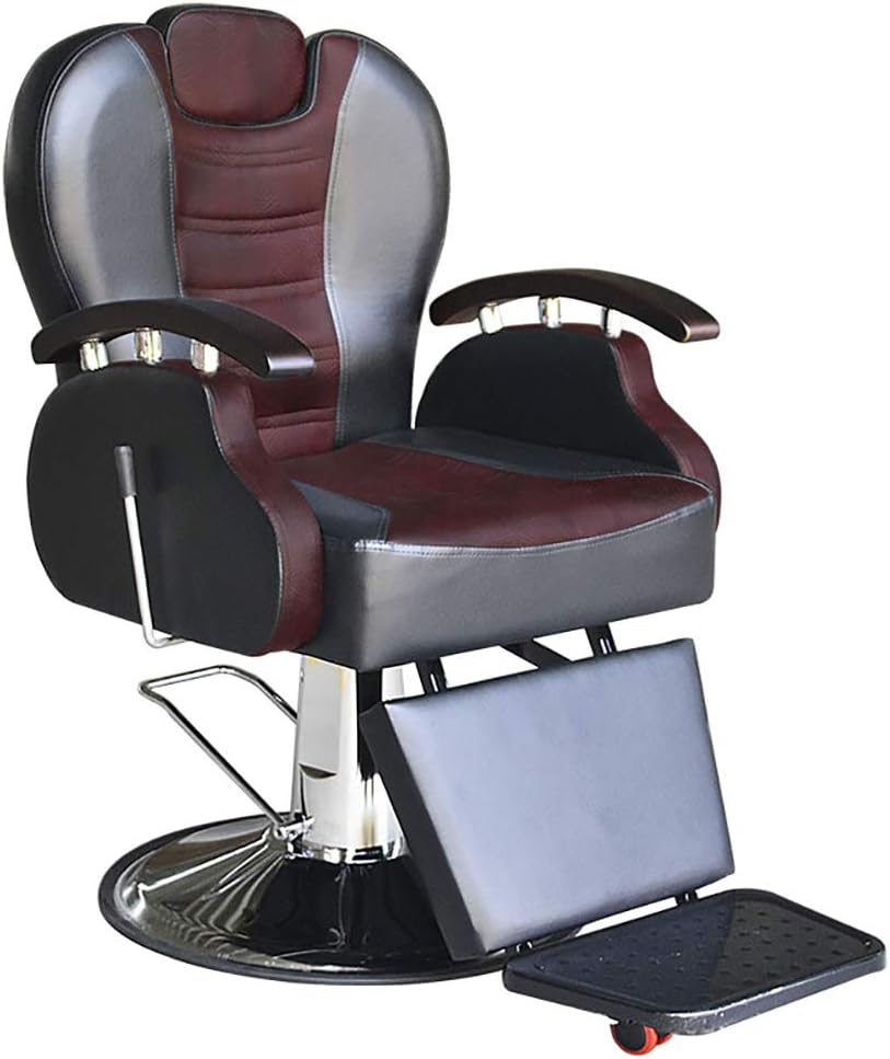COMO Barber Chair,All Purpose Recline Salon Beauty Shampoo Chair,Thick Cushion, Comfortable Backrest