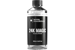 AROMA360 Hotel Collection Diffuser Oil - 24K Magic - Aromatherapy Essential Fragrance Oil - Citrus, Lemongrass, and Jasmine - 500mL 16.9 Fl oz