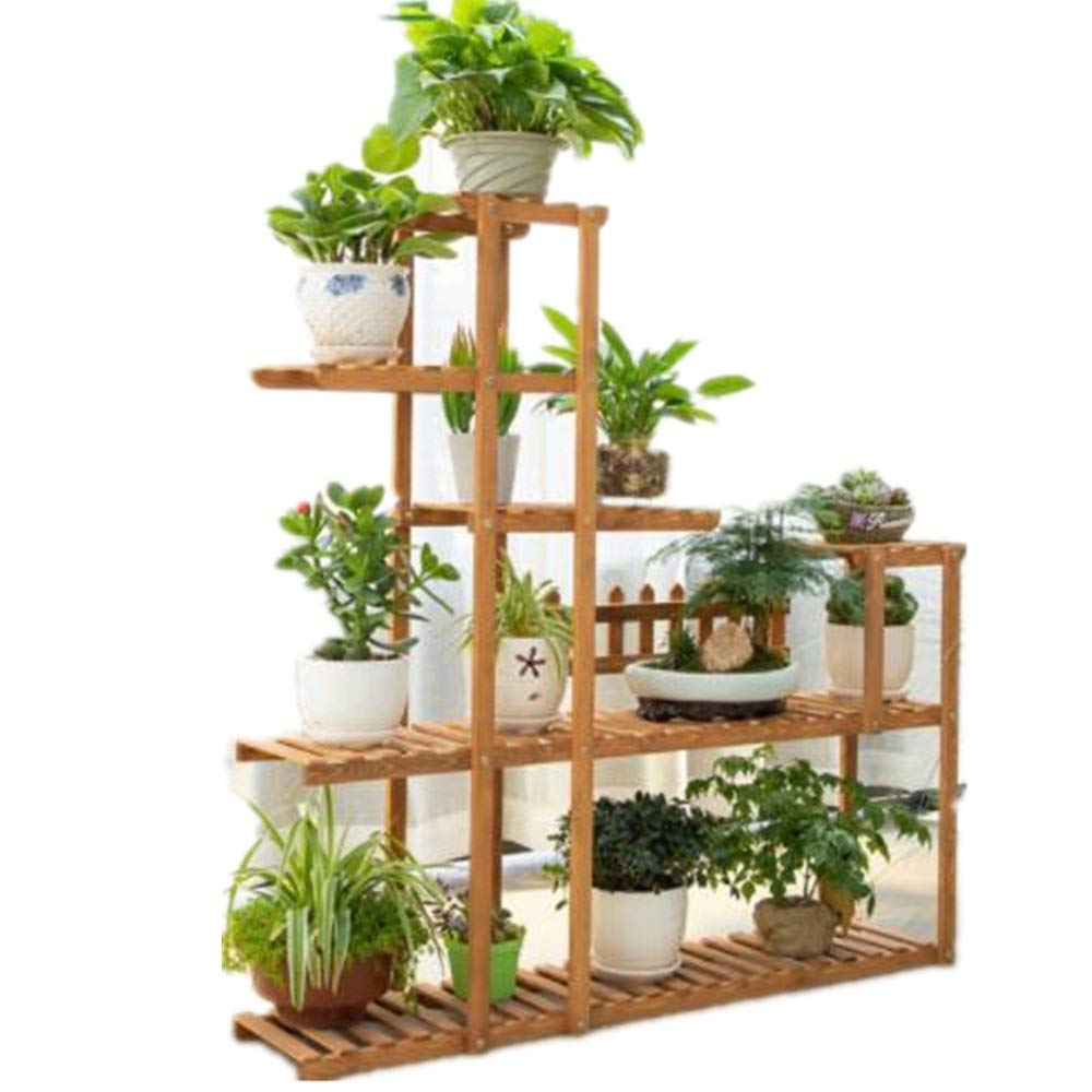 Soporte de flor Soporte de planta Sala de estar Piso Madera maciza ...