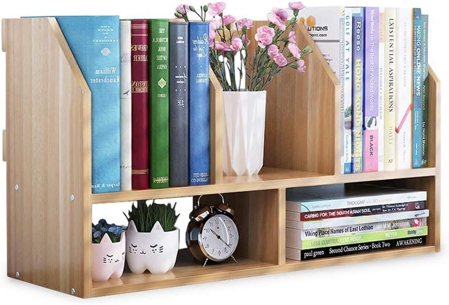YX XY MDF Bookshelf Simple Mini Desktop Shelf Storage Rack