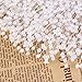 canjoyn 100 Stems Pearl Sticks Beading on Wire Stems for DIY Garland Bridal Wedding Pearl Bouquet Home Party Decor Craft (Silver)