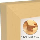 wyewye A4 Frame Wooden Frame with Plexiglass Natural Finish A4/A5 Mount view 5