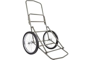 Kill Shot Deer Hunting Game Cart 750 lb Capacity with 20" Rubber Wheels for Hauling Tree Stands, Hunting Gear, and Game
