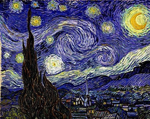 Amazon Co Jp 絵画風 壁紙ポスター はがせるシール式 ゴッホ 星月夜 フィンセント ファン ゴッホ 18年 キャラクロ K Goh 003s1 736mm 585mm 建築用壁紙 耐候性塗料 ホビー 通販