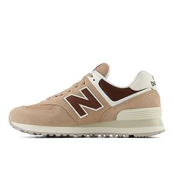 New Balance Women's 574 V2 Sneaker, Flat Taupe/Rich