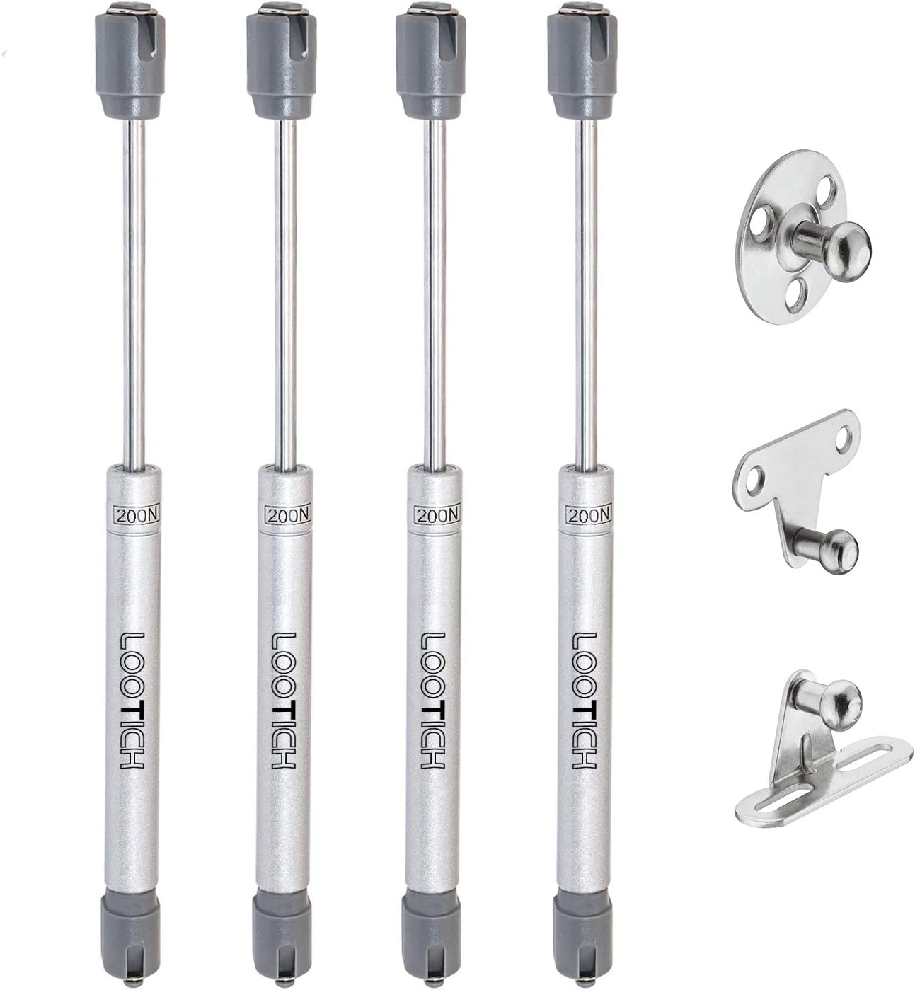 Ammortizzatore Ante Mobili 80N | Molla A Gas Per Cucina E Armadi | Set Da 4 Pezzi - Foto 11