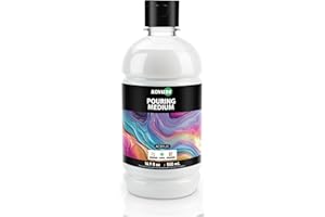 KOVIEDE 16.9 fl oz (500 mL) Acrylic Pouring Medium, Improves Flow and Consistency for Fluid Art