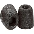 Comply Foam 500 Series Ear Tips with TechDefender for KZ ZS10 Pro, Sennheiser IE 100 Pro, 64 Audio U-Series, AKG N5005, Medium, 3 Pairs, Black - Memory Foam Earbud Replacement Tips, Made in the USA