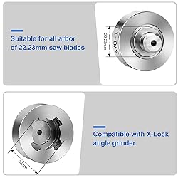 SUNJOYCO Grinder Lock Adapter for XLOCK to 5/8"-11