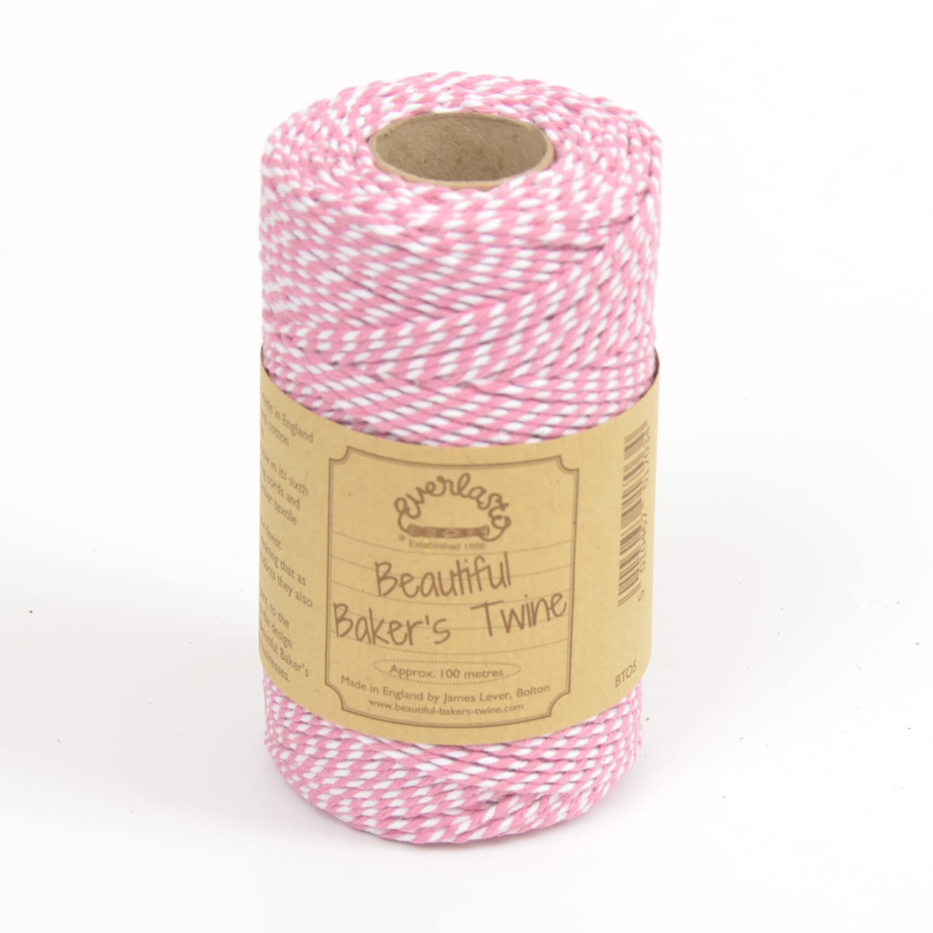 100m - Everlasto Original 'Beautiful Bakers Twine' (2mm approx) (Rose Pink)