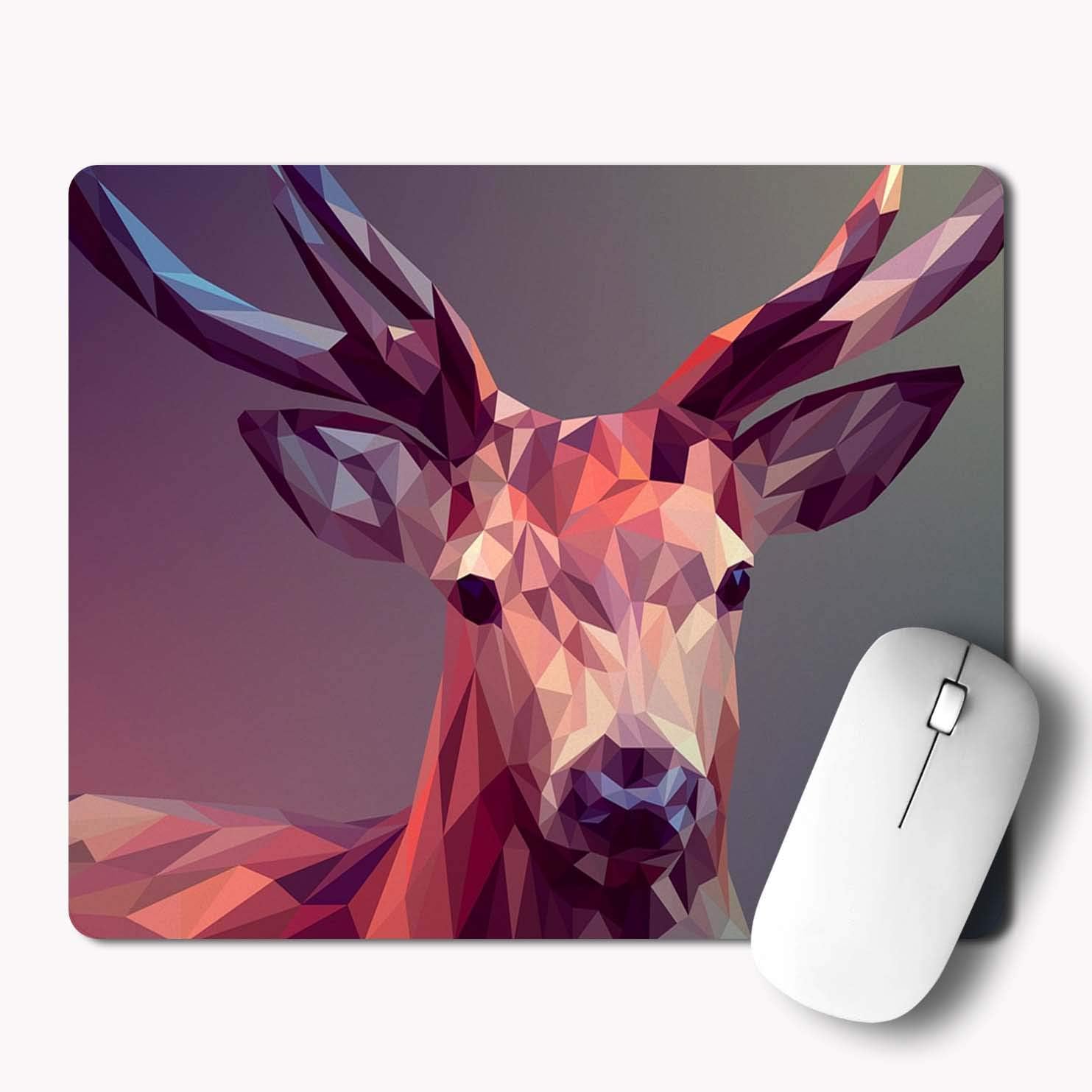 iKraft Deer Printed Mouse Pad Custom Mouse Pad Unique